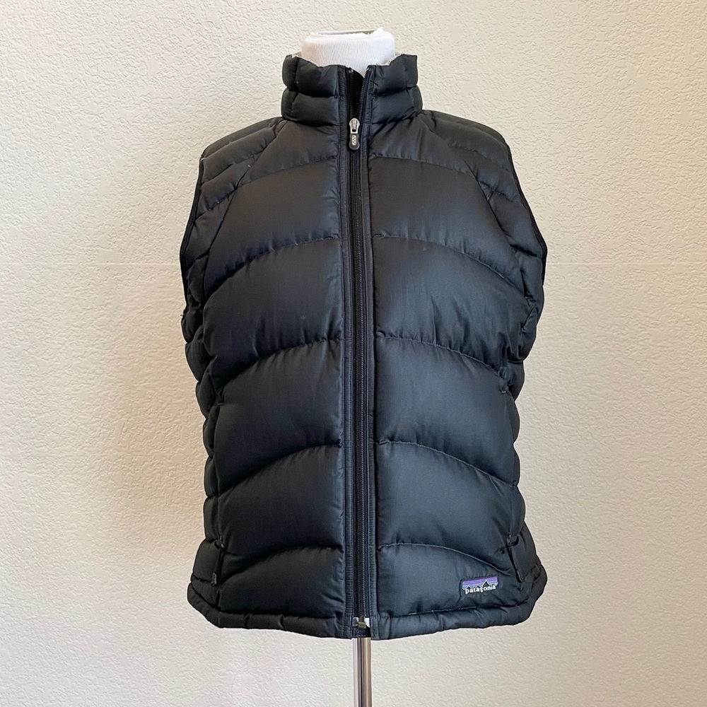 Patagonia Puffer Vest Black Goosedown Jacket Outer